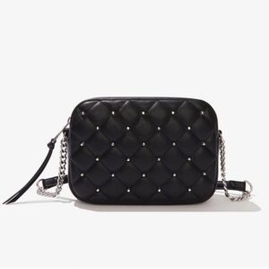 Rebecca Minkoff Black Studded Crossbody Bag Leather NWT